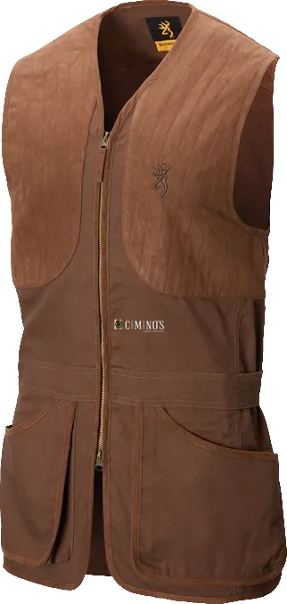 Colete Browning Elite marrom escuro