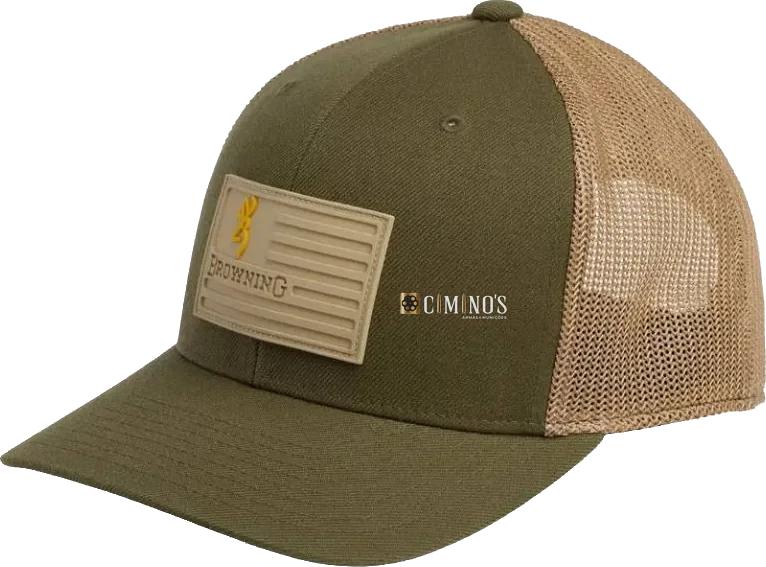 Boné Browning Recon Flag verde oliva