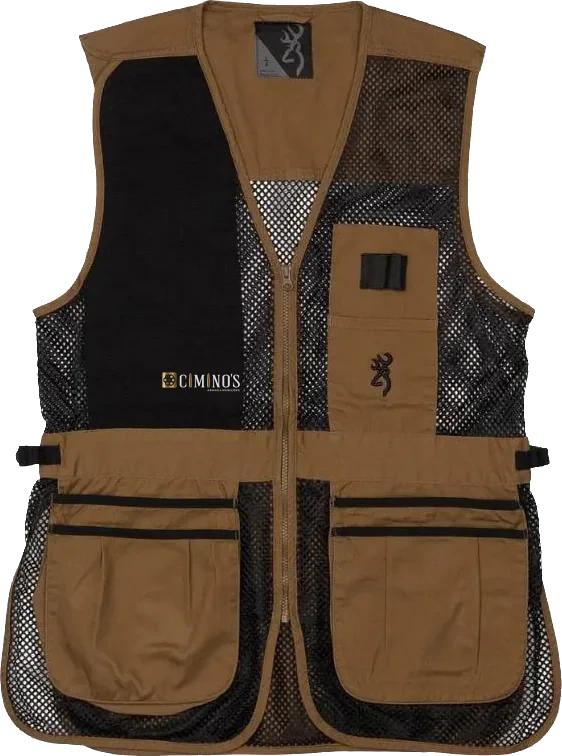 Colete Browning Trapper Creek terracota/preto