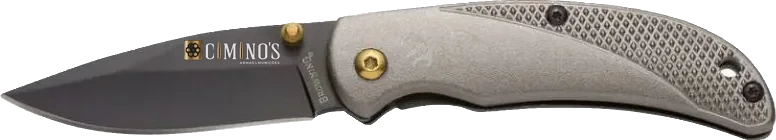 Faca dobrável Browning cinza