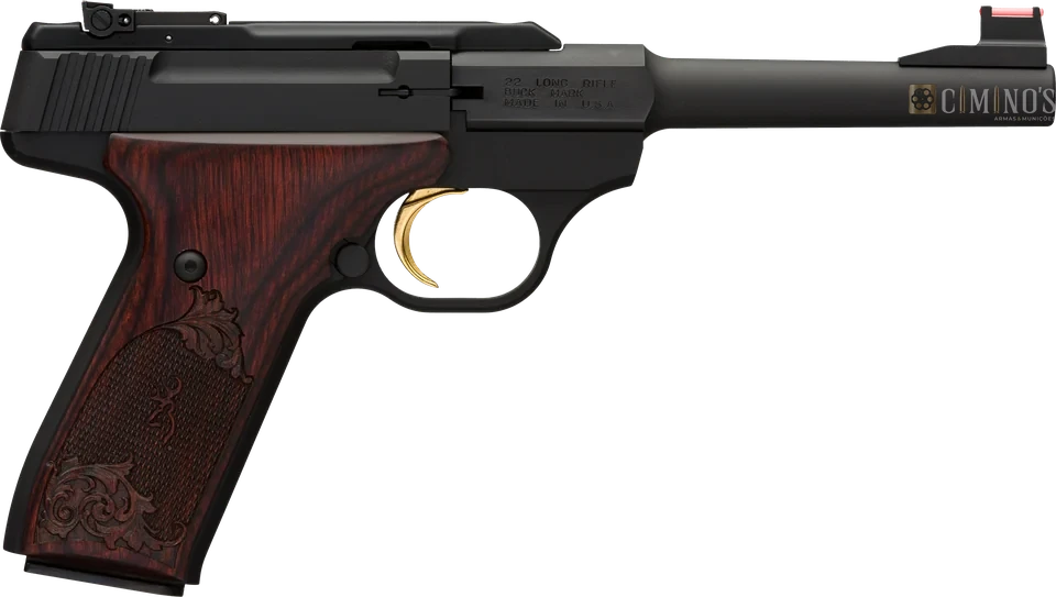 Buck Mark Challenge Rosewood, pistola semiautomática de tiro esportivo Browning