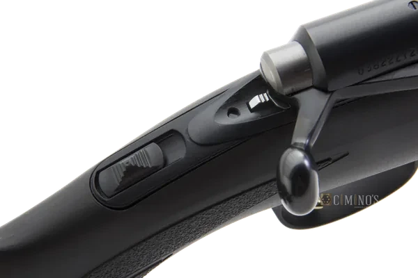 T-Bolt Composite Sporter: close do receptor, trava e ferrolho
