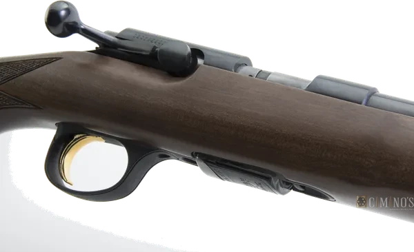 T-Bolt Target/Varmint: close do ferrolho, gatilho dourado e carregador