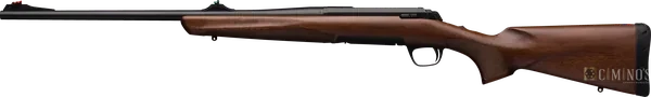 X-Bolt Hunter with Sights: arma inteira, lado esquerdo, com miras abertas, sem luneta